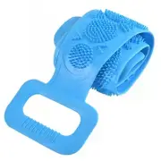 Silicone Bathing Brush Exfoliating Back Scrubber For Men & Women Shower Bat WAS