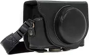 MegaGear Ever Ready Leather Camera Case Compatible with Sony Cyber-Shot DSC-HX99, DSC-HX95, DSC-HX80, DSC-HX90V