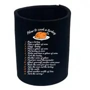 How To Cook A Turkey Christmas - Funny Novelty Stubby Holder