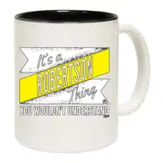 Robertson V2 Surname Thing Mug Cup