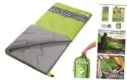 Camping Sleeping Bag, Lightweight Backpacking Sleeping Bag with Green