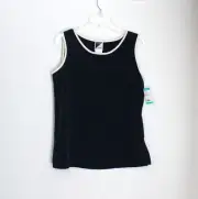Albert and Pearl Tank Top Navy White Piping Size S NWT