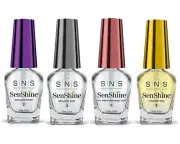SNS SenShine - Gelous Base/Sealer Dry/UV Protection Top /Vitamin Oil - (0.5 oz)