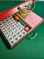 Mahjong with English Number 144 Tiles Mah Jong Game Set Chinese 36#