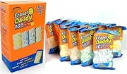 [Scrub Daddy] Eraser Daddy 10x with Scrubbing Gems, Dual-Sided Scrubber & Eraser – Water Activated, 10x Longer Lasting, 12-Pack, Made in Vietnam