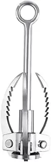 Sosoport Climbing Claw for Outdoor Adventures: Stainless Steel Hook Serrated Paws Mountaineering Ring 1pc