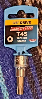 CHANNEL LOCK T45 S X 3/8 in. drive Torx Bit Socket 1 pc-FREE SHIPPING
