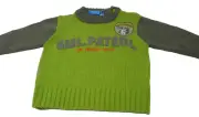 Whoops Boys 12 months SML Patrol Green Brown Sweater