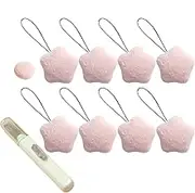 Duvet Pins - Double Sided Plush Pin Star Shape 8X,Home Bedding Accessories, Bedroom Quilt Cover Fixer, with Storage Box for Towel Pads