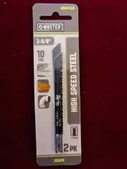 3-5/8" High Speed Steel Jigsaw Blade, 10 TPI, Master Mechanic, U-Shank