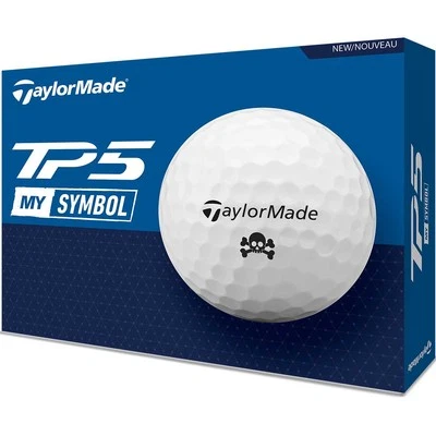 TaylorMade TP5 MySymbol Golf Balls | Skull