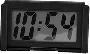 Vaguelly Mini Digital Clock for Car Dashboard Compact Vehicle Clock Portable Display for Desk Home Use Multifunctional Clock Easy Installation for Convenience