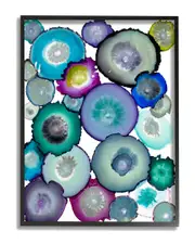 Stupell Watercolor Geodes Framed Art