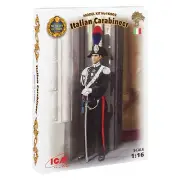 ICM 16003 Plastic model figures kit Scale 1:16 Italian carabinier kits model