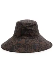 Lack OF Color Holiday Printed Canvas Bucket hat - Black M