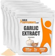 BulkSupplements.com Garlic Extract Powder - Antioxidants Supplement - Garlic Extract Supplement - Garlic Supplements - Blood Circulation Supplements (5 Kilograms - 11 lbs)