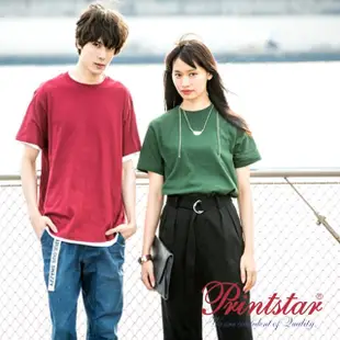 【日本 PRINTSTAR】純棉 4.0 OZ 輕柔T恤-男女同款(白色)