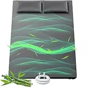 LOPLOGLIFE Grounding Sheets Queen, 90% Rayon Derived from Bamboo Grounded Bed Sheets, Cooling & Breathable & Silky, Deep Pocket Grounding Fitted Earth Sheet 10% Silver Fiber for Better Sleep (Gray)