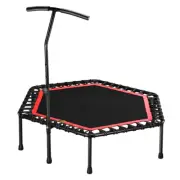 53" Mini Trampoline Cardio Rebounder Trainer Indoor Fitness Exercise Home Gym