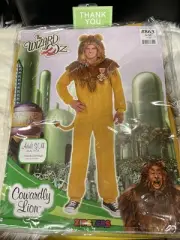 ⭐️Cowardly Lion Costume Wizard of Oz Adult S/M Wicked Cosplay NEW