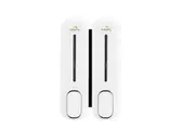 Dolphy Multi Compatible ABS Wall Mount Soap Dispenser 300ml (Pack of 2)- White