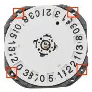Seiko 6N76 3 Hand Quartz Watch Movement Big Date At 6:00 Overall Height 5.6mm