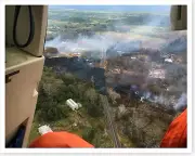 2018 Kilauea Volcano Pohoiki Road Lava Flow Silver Halide Photo