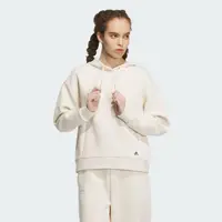 在飛比找momo購物網優惠-【adidas 愛迪達】上衣 女款 長袖上衣 帽T 運動 L