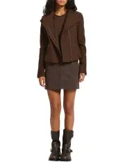 [Marcs] Lani Felted Wool Jacket in Chocolate