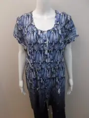 NEW RRP$139.95 TS TAKING SHAPE "BLUE LAGOON SHIRT" PLUS SIZE 20 ( 1549