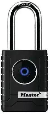 Master LOCK 4401LHECBluetooth Smart Padlock, Resettable, 2 in.Shakle Outdoor NEW