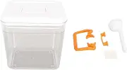 Leakproof Airtight Food Storage Container Push Switch Lid for Rice Flour Grains Pasta Sauce ABS Stackable Kitchen Organizer Pantry Refrigerator (FuchookyaEquIsCZ-13)