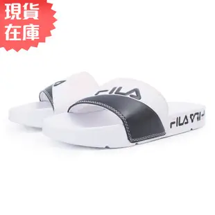 FILA 女鞋 拖鞋 休閒 海綿 串標 LOGO 白灰粉【運動世界】4-S301U-440【現貨】