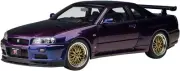 AUTOart 77403 Nissan Skyline GT-R (R34) 1/18 Diecast Car - Midnight Purple New