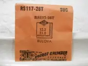 SUC RS117-26T Watch Crystal Fit Bulova Hilary Miranda - 12.2 x 11.8 mm - Repair