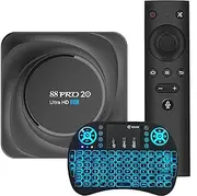 Android 11.0 TV Box, 8GB RAM 128GB ROM RK3566 CPU, Dual-WiFi 2.4G/5G Ethernet 1000M/100M LAN Bluetooth 4.2 with 8K/6K/3D/USB 3.0,with Wireless Keyboard,4gb+32gb