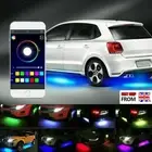 App Control RGB LED Under Car Tube Strip Underglow Body Neon Atmosphere Light