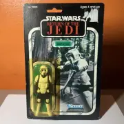 Biker Scout Star Wars Return of the Jedi Vintage 77 Back-A Kenner 1983 MOC NEW