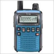 Icom IC-R6 Metallic Blue Wide Band Handheld Receiver Bundle Mini Antenna New