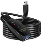 Active USB Extension Cable With Amplifier Signal Booster Repeater Male to Fem...