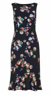New Phase Eight Rosemount Dress Navy Size 10