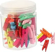 HOODANCOS 50Pcs Push Pin Clips for Bulletin Board Decorative Clip Tack for Home Office Chic Design for Notes and Photos Easy to Use Craft Supply