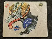 #40 2003 Twisties Beyblade Mega Silver Tazo Topz Spinners Unpopped as NEW