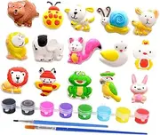 GARVALON Funny Toddler Toys Educational Drawing Art Set for Boys and Girls Animal Theme Safe Paper Painting Toys for Boys and Girls Drawing Skills Development