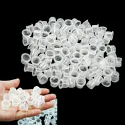 400x Plastic Cups Tattoo Ink Supplies Pigment Cap Pot Color Holder 9mm