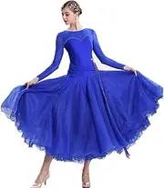 [YHHGDS] Round Neck Women Ballroom Dance Dresses Vals Tango Dance Dresses Tango Dresses Ballroom Dancewear Ballroom Dresses