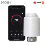 MOES ZigBee smart heat sink thermostat and Alexa Google app remote control timer