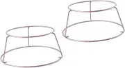 MAGICLULU 2pcs Premium Round Cake Cooling Rack Large Rack Cake Holder for Easy Baking