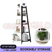 5-tier Ladder Corner Shelf Home Display Plant Stand Bookshelf Storage