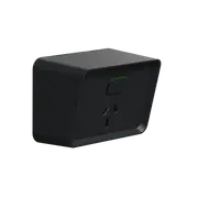 CLIPSAL Iconic O3015-BK - Single Weatherproof Power Point 10amp - Black - IP54